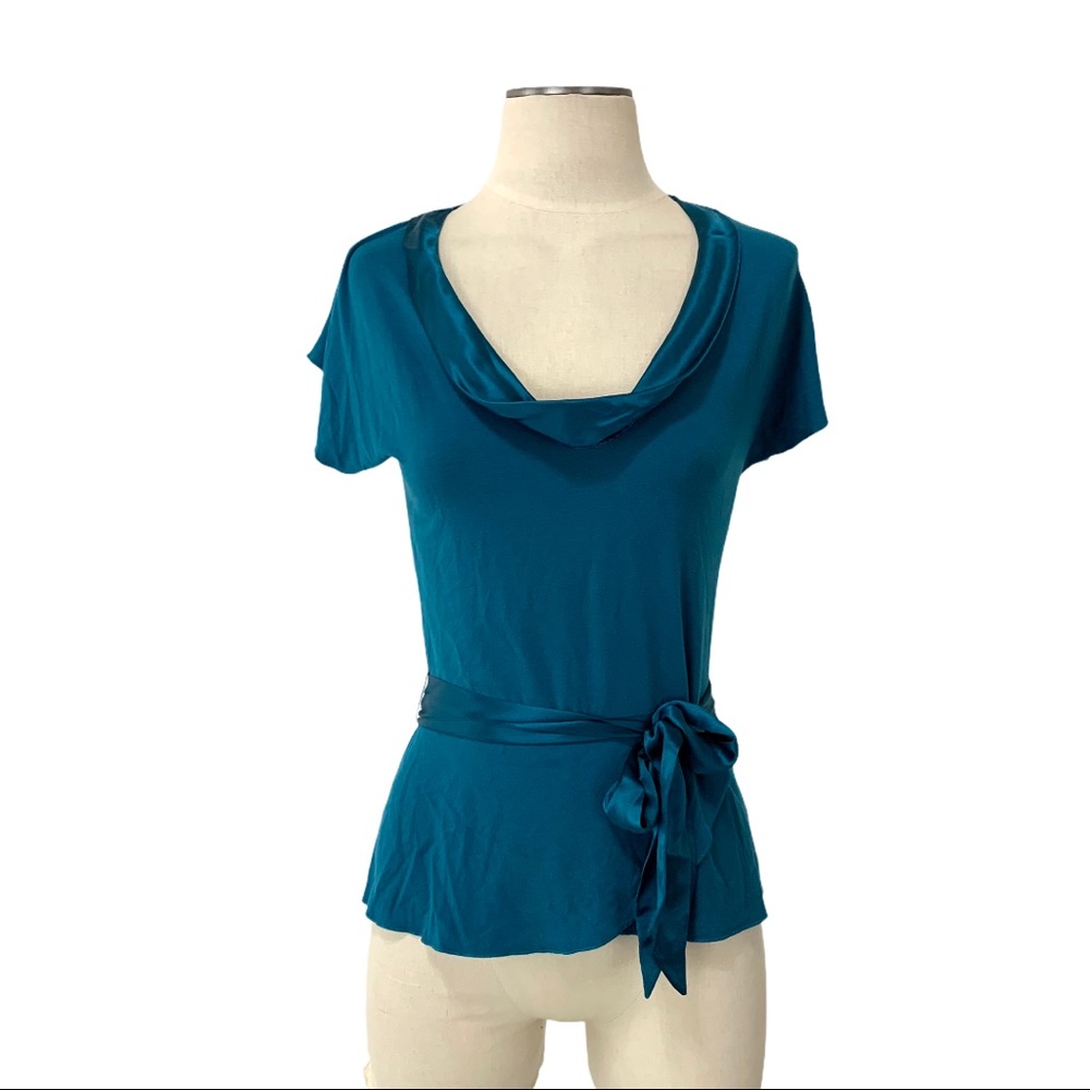 Banana Republic Factory- Teal Modal Scoopneck Top